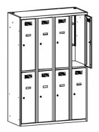 Garderobenschrank MSum 342S - 1
