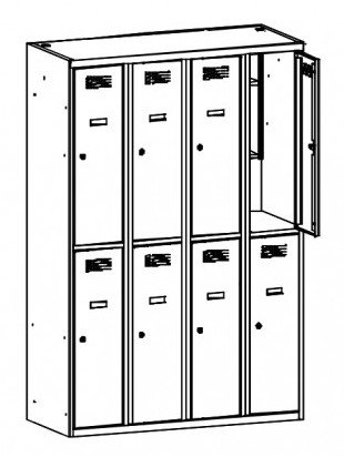 Garderobenschrank MSum 342S - 1