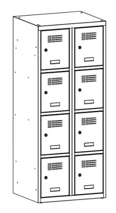 Garderobenschrank MSum 324S - 2