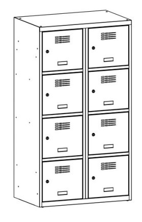Garderobenschrank MSum 424S - 1