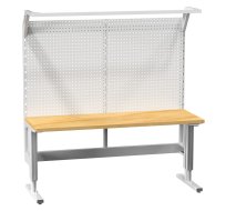 Elektrisch einstellbarer Tisch mit Aufbau (2 Modelle)