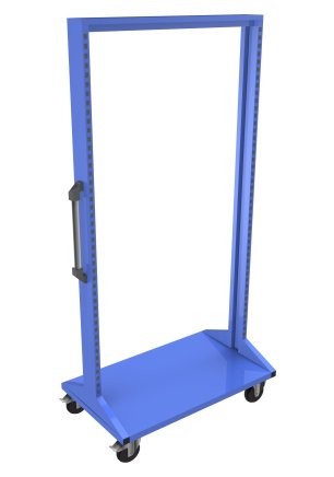 Stellwand-Gestell PSZ_23_B, beidseitig, mobil - 1
