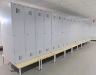 Garderobenschrank Sum 320 W mit untergebauter Sitzbank P321 W - 3