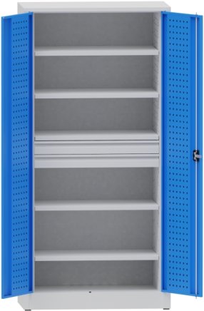 Werkstattschrank mit Schubladen und Fachboden - 1