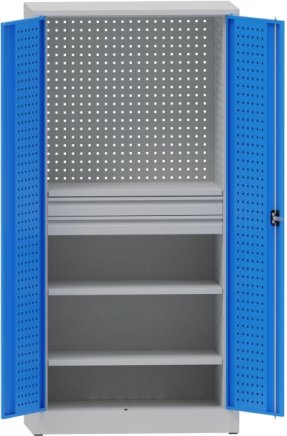 Werkstattschrank mit Schubladen und Fachboden - 1