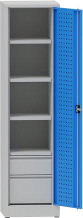 Werkstattschrank mit Schubladen und Fachboden - 1