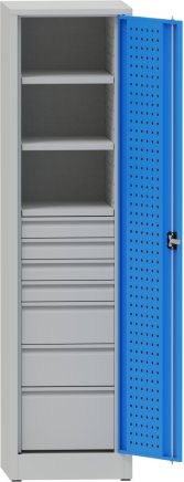 Werkstattschrank mit Schubladen und Fachboden - 1