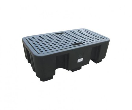 Auffangwanne für 2x 200-L-Fass, Auffangvolumen 250 L - 1