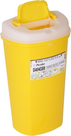 Abfalleimer für Arztpraxis & Krankenhaus 7,5 L UN 3291 - 1