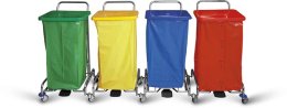 Wäsche- und Abfallwagen PEDALBAG IV, ohne Beutel