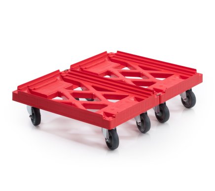 Rolluntersatz für Behälter HL - 2 Lenkrollen - 3
