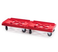 Rolluntersatz für Behälter HL - 2 Lenkrollen - 4