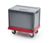 Rolluntersatz für Behälter HL - 2 Lenkrollen - 5