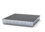 Auffangwanne mit Rost classic-line, für 4 Fässer - 2