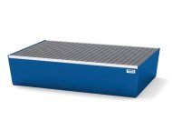 Auffangwanne mit Rost, für 2 Fässer - 1