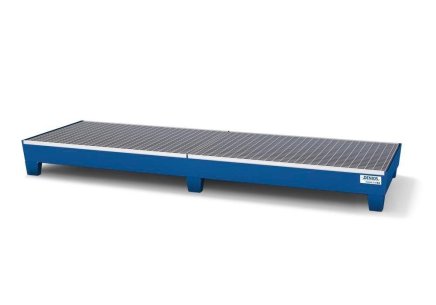 Auffangwanne mit Rost classic-line, mit Füßen, für 4 Fässer - 2