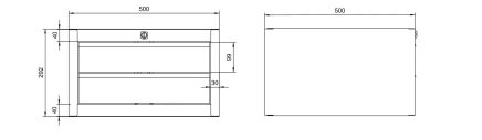 Hänge-Schubladenschrank DUK_02_A - 6