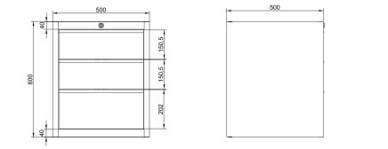 Hänge-Schubladenschrank DUK_03_A - 6
