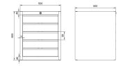Hänge-Schubladenschrank DUK_03_B - 5