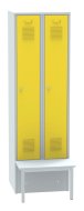 Garderobenschrank mit vorgebauter Sitzbank SALP32_A