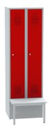 Garderobenschrank mit vorgebauter Sitzbank SALP32_A - 2
