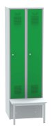 Garderobenschrank mit vorgebauter Sitzbank SALP32_A - 4