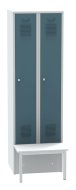 Garderobenschrank mit vorgebauter Sitzbank SALP32_A - 5