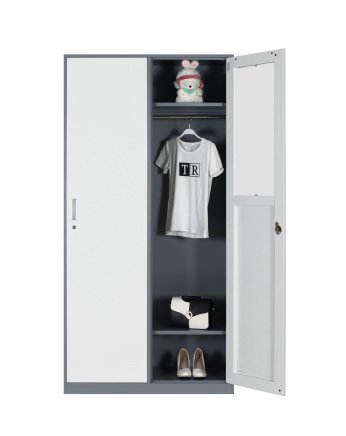 Garderobenschrank mit Zylinderschloss - 2