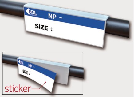 Halter für Klebeetiketten PN-5415 - 1