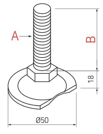 Einschraubfuß  AD-5010MSM - 2