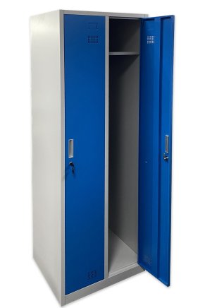 Garderobenrschrank zweiteilig mit Drehriegelverschluss - 3