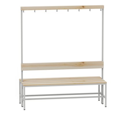 GarderobenbankA6780 - Breite 1500 mm - 1