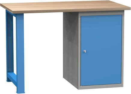 Werkbank mit Unterbau-Container - 1