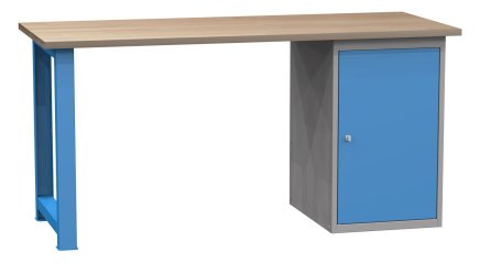 Werkbank mit Unterbau-Container 1700 mm - 1