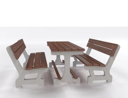 Gartenmöbelset Golem, aus Beton - 2
