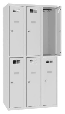 Garderobenschrank Sus 332 W, Breite 900 mm - 3