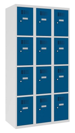 Schließfachschrank Sus 334 W, Breite 900 mm - 1