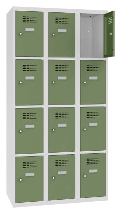 Schließfachschrank Sus 334 W, Breite 900 mm - 4