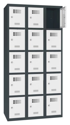 Schließfachschrank Sus 335 W, Breite 900 mm - 2