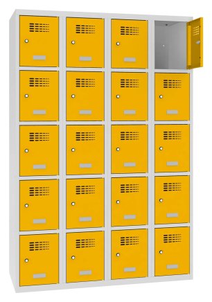 Schließfachschrank Sus 345 W - 3