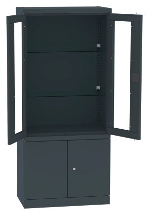 Schrank mit Glas- und Vollblechtüren Malow NSML 114 - 4