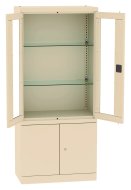Schrank mit Glas- und Vollblechtüren Malow NSML 114 - 6
