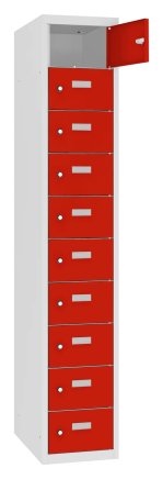 Schließfachschrank MSus 3110 mit 10 Fächern, Tiefe 500 mm - 4