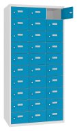 Schließfachschrank MSus 3310 mit 30 Fächern, Tiefe 500 mm - 1