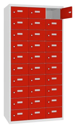 Schließfachschrank MSus 3310 mit 30 Fächern, Tiefe 500 mm - 3