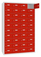 Schließfachschrank MSus 3410 mit 40 Fächern, Tiefe 500 mm - 3