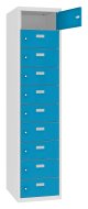 Schließfachschrank MSus 4110 mit 10 Fächern, Tiefe 500 mm