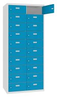 Schließfachschrank MSus 4210 mit 20 Fächern, Tiefe 500 mm - 1