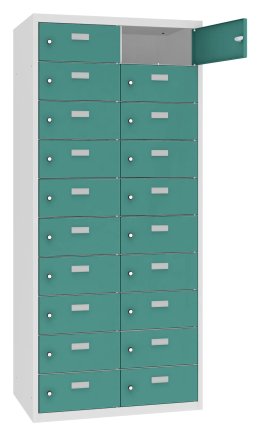 Schließfachschrank MSus 4210 mit 20 Fächern, Tiefe 500 mm - 3