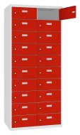 Schließfachschrank MSus 4210 mit 20 Fächern, Tiefe 500 mm - 4